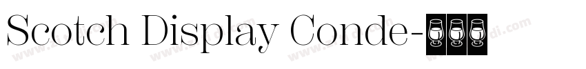 Scotch Display Conde字体转换